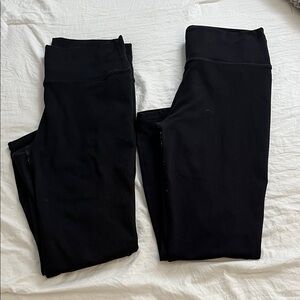 Fabletics Women's Powehold Black Leggings